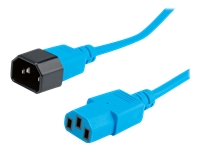 Bild von ROLINE Apparate-Verbindungskabel IEC 320 C14 - C13 blau 3m