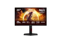 AOC 25G4ZR 24.5p 16:9 Fast IPS 260Hz OC Native 240Hz 1920x1080 HAS 130mm HDMI x 2x 2.0 DP x 1x 1.4