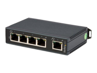 Bild von STARTECH.COM Industrieller 5 Port Ethernet Switch zur DIN-Schienen Montage - Unmanaged 10/100 Netzwerk Switch - IP 30 Gehäuse