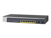 Bild von NETGEAR 8-Port PoE+ Gigabit Ethernet Smart Managed Switch mit 2 SFP Ports 190W GS510TPP
