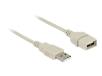 Bild von DELOCK Verlängerungskabel USB 2.0 Typ-A Stecker > USB 2.0 Typ-A Buchse 1,5 m grau