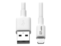 EATON TRIPPLITE USB-A to Lightning Sync/Charge Cable M/M MFi Certified Lightning cable Lightning M to USB M 3m white