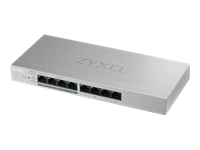 Bild von ZYXEL GS1200-8HP V2 8 Port Gigabit PoE+ Web/Smart Managed Switch 4x PoE+ 60 Watt LACP IGMP VLAN
