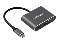 Bild von STARTECH.COM USB-C Multiport Adapter -Mini DisplayPort oder VGA - 4K 60Hz- HDR - 2 in 1 USB Typ C Display Adapter für mDP/VGA