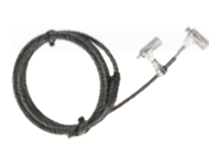URBAN FACTORY Double Head Security Cable For Notebook With 1 Standard Lock And 1 Nano Saver Lock Master Key Compatible