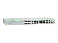 Bild von ALLIED 24 Port Fast Ethernet PoE WebSmart Switch with 4 uplink ports(2 x 10/100/1000T and 2 x SFP-10/100/1000T Combo ports)