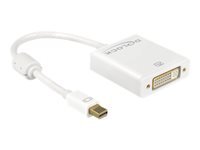 Bild von DELOCK Adapterkabel mini DisplayPort 1.2 Stecker > DVI 24+5 Buchse weiß 4K Aktiv