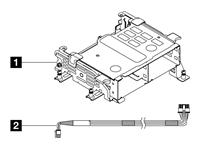 Bild von LENOVO ISG SE455 V3 Internal Drive Bay Kit