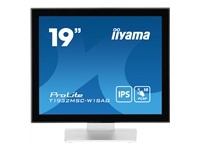 Bild von IIYAMA T1932MSC-W1SAG 48,26cm 19Zoll WHITE PCAP Anti-Glare coated Bezel Free Front 10P Touch IPS Panel 1280x1024 Speakers VGA