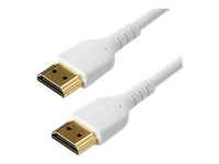 Bild von STARTECH.COM Premium High Speed HDMI Kabel mit Ethernet - 1m weisses robustes HDMI Kabel - 4k 60Hz Kabel - Aramidfaser - HDMI 2.0