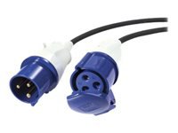 APC Modular IT Power Distribution cable Extender, Power extension cable, IEC 60309 16A M to IEC 60309 16A F AC 400V 6m