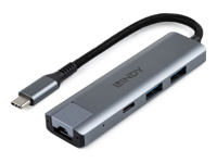 Bild von LINDY USB 3.2 Gen 2 Typ C Hub & Gigabit Ethernet