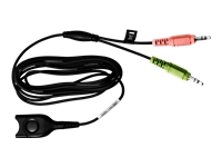 EPOS PC Cable: EasyDisconnect to two 3.5mm jack plugs
