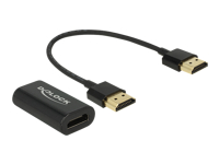 Bild von DELOCK Adapter HDMI-A Buchse > VGA Buchse (screwless) + 15 cm HDMI Kabel Delock