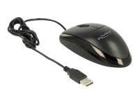 Bild von DELOCK Optische 3-Tasten USB Desktop Maus – Lautlos