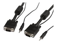 Bild von STARTECH.COM 5 m Monitor VGA Koaxial Videokabel mit Audio für hohe Auflösung - HD15 Stecker/Stecker