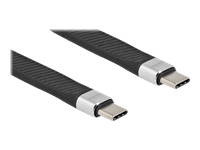 Bild von DELOCK USB 3.2 Gen 2 FPC Flachbandkabel USB Type-C zu USB Type-C 13cm PD 5 A E-Marker