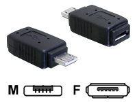 Bild von DELOCK Adapter USB micro-A+B Buchse zu USB micro A-Stecker