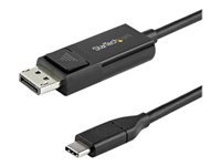 Bild von STARTECH.COM 2m USB-C auf DisplayPort-Kabel - 4K 60Hz - USB-C-Adapter - Thunderbolt 3-kompatibel - bidirektional