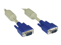 Bild von INLINE S-VGA Kabel, 15pol HD Stecker / Stecker beige 15m