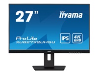 Bild von IIYAMA XUB2792UHSU-B5 68,58cm 27Zoll ETE IPS 3840x2160 UHD 300cd/m2 4ms HDMI DVI DP USB-HUB 2x3.0 Speakers 15cm height adj. stand