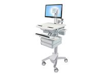 ERGOTRON cart LCD pivot 2 drawer, StyleView, adjustable 63cm, 24 inch, 16,8kg