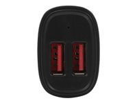 Bild von STARTECH.COM Dual Port USB KFZ Ladegerät - 24W/4.8 - Schwarz - 2 Port USB Autoladegerät