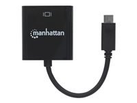 Bild von MANHATTAN USB 3.1 Typ C auf Display Port Konverter Typ C-Stecker auf DisplayPort-Buchse schwarz