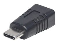 Bild von MANHATTAN USB Mini-B auf Typ C Adapter USB 2.0 Typ C Stecker - Mini-B Buchse 480 Mbps schwarz