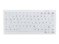 Bild von CHERRY Wireless Hygiene Mini Notebook Style Keyboard Sealed USB White