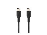 BELKIN BOOST CHARGE USB-C to USB-C 2.0 Cable Braided 1M Black