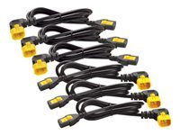 Bild von APC Power Cord Kit 6 ea Locking C13 TO C14 90 Degree 0,6m North America