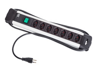 BACHMANN CONNECTUS Steckdosenleiste 7xCH Schalter Aanschusstecker CH Kabellaenge 2m
