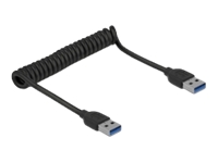 Bild von DELOCK USB 3.0 Spiralkabel Typ-A Stecker zu Typ-A Stecker