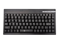 Bild von GETT GCQ Cleantype Easy Basic Compact kompakte Tastatur mit Kunststoffgehaeuse 88 Tasten USB Farbe schwarz Layout: DE