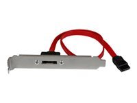 Bild von STARTECH.COM 45cm 1 Port SATA auf eSATA Slotblech Adapter - Buchse/Stecker