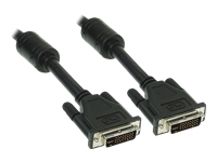 Bild von INLINE DVI-I Kabel digital/analog 18+5 Stecker / Stecker Single Link 2 Ferrite 2m