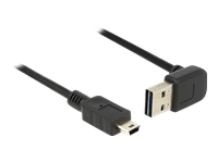 Bild von DELOCK Kabel EASY-USB 2.0 Typ-A Stecker gewinkelt oben / unten > USB 2.0 Typ Mini-B Stecker 3 m