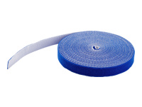 Bild von STARTECH.COM Hook and Loop Tape - 25 ft. - Reusable Adjustable Cable Ties - Blue HKLP25BL