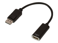 Bild von LINDY DisplayPort an HDMI 4K Adapterkabel Aufloesung bis 1080p, sowie 4K bei 30Hz