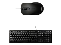 PORT DESIGNS Pack Keyboard + Mouse Budget - Wired - UK