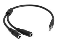 Bild von STARTECH.COM 3,5mm Klinke Y-Splitter Kabel - Headset Splitter