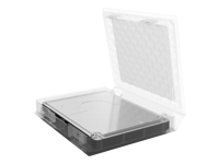 Bild von ICY BOX IB-AC6251 HDD Schutzbox fuer 6,35 cm 2,5Zoll HDDs stapelbar gepolstert Kunststoff transparent