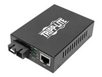 Bild von EATON TRIPPLITE Gigabit Multimode Fiber to Ethernet Media Converter POE+ International Power Cables 1310nm 2 km