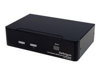 Bild von STARTECH.COM 2 Port Dual Link DVI USB KVM Switch mit Audio - Hochauflösender DVI Desktop KVM Umschalter mit bis zu 2560x1600