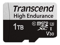 Bild von TRANSCEND 1TB microSD w/adapter UHS-I U3 High Endurance