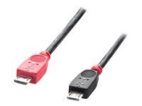 Bild von LINDY USB 2.0 Kabel Typ  Micro-B / Micro-B  OTG, 1m Micro-B Stecker an Micro-B Stecker