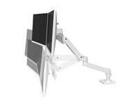 ERGOTRON LX PRO ARM DUAL DIRECT DESK MOUNT white