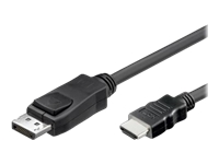 Bild von TECHLY Konverterkabel DisplayPort 1.2 auf HDMI schwarz 3m konvertiert das DisplayPort Signal in ein HDMI Signal