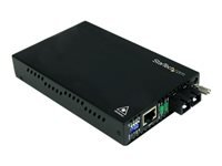 Bild von STARTECH.COM 10/100mbit/s Ethernet Single Mode LWL / Glasfaser SC Medienkonverter 30 km - 100Base-FX